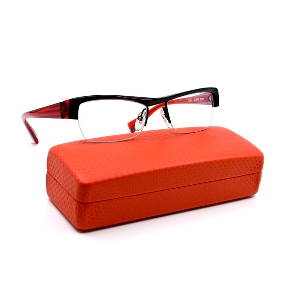 Alain Mikli Accessories - ALAIN MIKLI AL 0794 0013 BLACK RED AUTHENTIC EYEGLASSES
